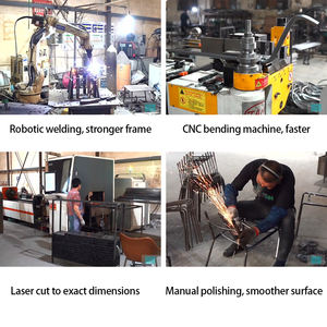 Silla Apilable para Invitados, Estructura de Hierro Reforzada y Acolchado de Esponja Suave para Salón de Actos, Aula, Capilla, Silla de Hotel Resistente - Product Image 5