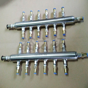 Distributeur d'air en acier inoxydable 304, unité de distribution de raccords pneumatiques pour usage industriel - Product Image 1