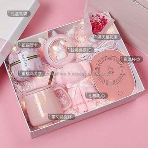 Wholesale Women's Gift Set Intelligent Water Cup Heating Pad <b>Mug</b> Humidifier Set Birthday Gift Women's Set Holiday Gift We - Product Image 4
