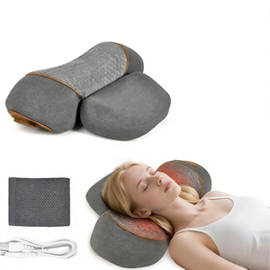<strong>Heated</strong> Vibrating <strong>Neck</strong> Massage <strong>Pillow</strong> Electric Massager Cervical Traction 3-in-1 <strong>Pillow</strong> for Home Use - Product Image 6