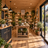 Kiosque de Rue Préfabriqué pour Petites Entreprises au Royaume-Uni, Kiosque Commercial Modulaire Moderne avec Intérieur Personnalisé, Installation Rapide et Aménagement Flexible