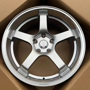 Jantes de voiture en alliage d'aluminium de 16 pouces, finition Hyper Black, cinq branches, pour voitures particulières, entraxe 5x112, déport 40 mm - Product Image 2