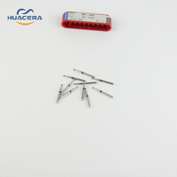 Fraises orthodontiques de haute qualité BR-46F consommables de fraises diamantées dentaires avec mèches de routeur à pointe en carbure de sécurité avancée par Huacera