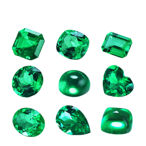 Изумруд для обнаружения изумрудов, синтетические зеленые изумруды Замбии, бразильские афганские лабораторные изумрудные украшения - Product Image 2