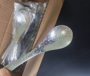 Cuillère à soupe en titane pur, cristallisée à haute température, résistante à la chaleur, anti-moisissure, antibactérienne, couleur unie, minimaliste - Product Image 6
