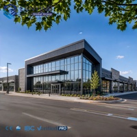 Bâtiment commercial en structure acier sur mesure pour bureaux, commerces, salles d'exposition et projets commerciaux