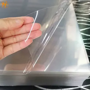 0.1mm/0.2mm/0.5mm/2mm kalınlığında şeffaf PET rulo şeffaf PET Film sayfalık PET plastik levha