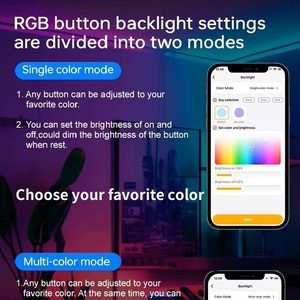 Interruptores y Enchufes Inteligentes WiFi para el Hogar, Australianos, de 1/2/3/4/<span class=keywords><strong>5</strong></span>/6 Botones, Panel Táctil RGB, Certificado RCM, GPO Simple y Doble Mate - Product Image 5
