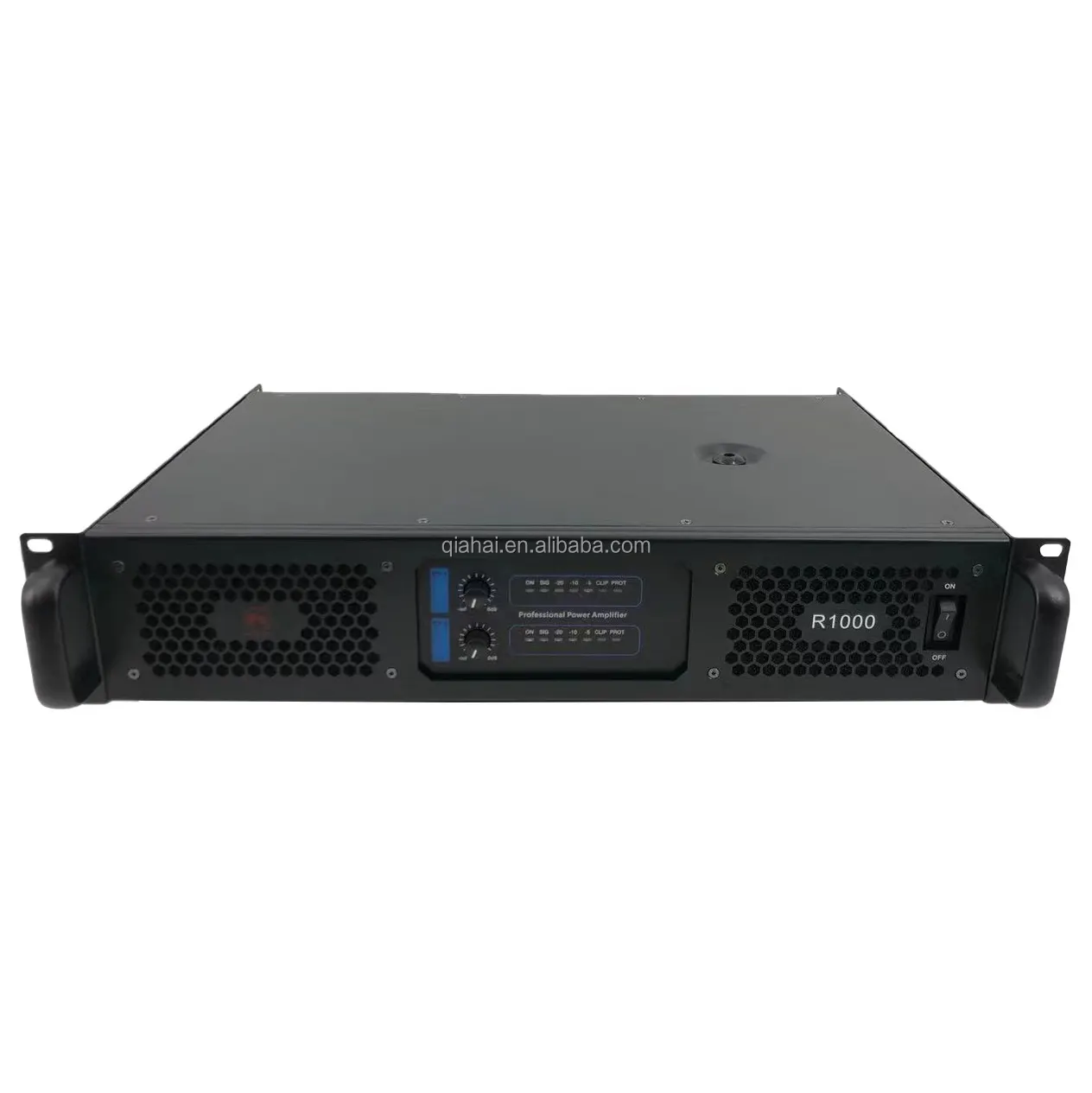 R1000 amplificador profesional de dos canales estéreo 8ohm 2x1000W 2ch pro AMPs para KTV bar reunión en casa