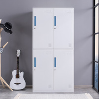 Armoire de rangement en acier métallique de haute qualité pour bureau moderne avec serrure