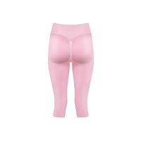 Service OEM Leggings Capri de yoga pour femmes, taille haute, respirants, pour le fitness, avec effet froncé invisible pour le fessier et coupe sculptante, couleur unie