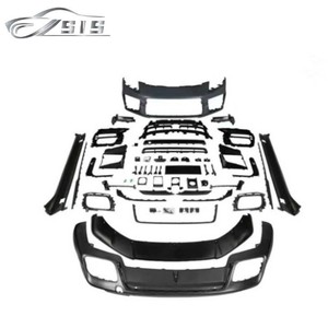 Año 2025 Panamer 971 actualización a 976 Facelift parachoques delantero faldón lateral parachoques trasero para Kit de carrocería de coche Panamer 971 a 976 - Product Image 2