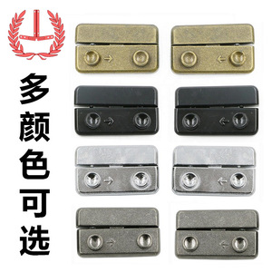 Buckle <b>Push</b> Button Lock For Bags Wooden Boxes Wine Box Security Metal Accessory Bronze Black <b>Light</b> Black White - Product Image 5