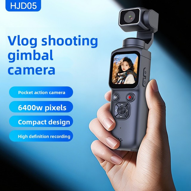Sports Action Camera 4K HD 1.72inch  Screen WIFI Vlogging 64MP 360 Degree 1080p Handheld Compatible
