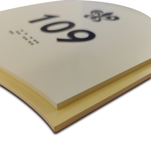 <span class=keywords><strong>Plaque</strong></span> <span class=keywords><strong>de</strong></span> <span class=keywords><strong>porte</strong></span> extérieure personnalisée en <span class=keywords><strong>laiton</strong></span> gravé, décorative, en aluminium 3D embossé - Product Image 5