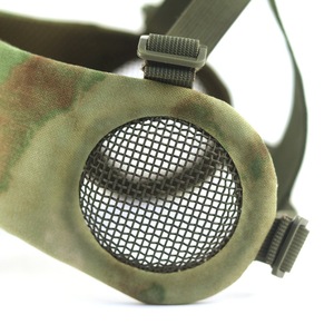 Máscara de malla táctica para la cara inferior, media máscara de malla para <span class=keywords><strong>paintball</strong></span>, equipo de caza, media máscara transpirable - Product Image 5