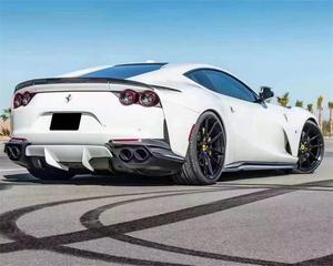 Kit de carrosserie en fibre de carbone sèche pour Ferrari <span class=keywords><strong>812</strong></span> Superfast <span class=keywords><strong>GTS</strong></span> Front Lip Rear Diffuser Parts Upgrade to Novi Style - Product Image 5