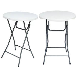 Mesa de Comedor Redonda Moderna para Exterior, Mesas Redondas para Banquetes, Directo de Fábrica - Product Image 1