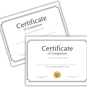 <span class=keywords><strong>Certificado</strong></span> <span class=keywords><strong>de</strong></span> Finalización <span class=keywords><strong>de</strong></span> Entrenamiento <span class=keywords><strong>de</strong></span> Perros, Huella <span class=keywords><strong>de</strong></span> Pata, Premio para Cachorros, para Entrenadores, Habilidad <span class=keywords><strong>de</strong></span> Perro <span class=keywords><strong>de</strong></span> Servicio - Product Image 4