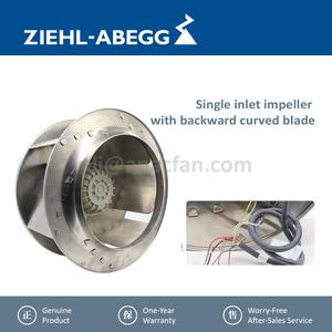 Ziehl-abegg RH50M-4DK.6F.1R 111431 Data Center <b>Fan</b> Industrial Air Purification System Large Airflow Centrifugal <b>Fan</b> - Product Image 4