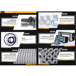 Gratis jatuh pelepasan udara <span class=keywords><strong>10</strong></span> <span class=keywords><strong>Ton</strong></span> kabel menarik kerekan hidrolik 20000lbs dengan rem hidrolik - Product Image 6