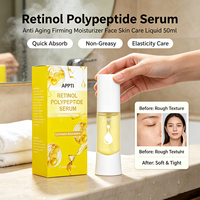 Sérum Visage Anti-Âge au Rétinol et Polypeptides, Raffermissant, à l'Astaxanthine, Hydratant, Soin de la Peau, 50ml, 100 pièces, Marque Blanche, OEM