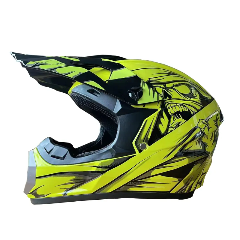 Profissional juventude criança adulto motocicleta off road capacete motocross sujeira bicicleta cross racing segurança capa do capacete protetor