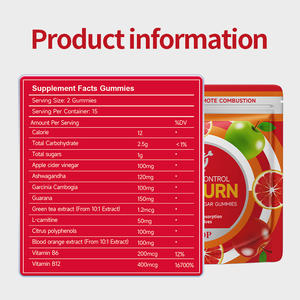Achetez-en un, obtenez-en un gratuitement : Gummies au vinaigre de cidre de pomme brûle-graisse enrichies au thé vert, guarana et polyphénols de citrus - Product Image 6