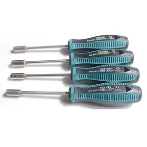Destornillador de vaso hexagonal Herramienta de mano de varilla flexible industrial para destornillador de abrazadera de tuerca de <span class=keywords><strong>perno</strong></span> hexagonal - Product Image 5