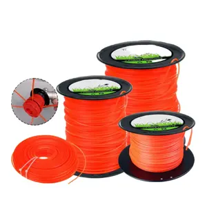 Factory Wholesale Brush Cutter Spare Trimmer Lines 2.4mm 3mm 3.5mm Nylon Grass Trimmer Line