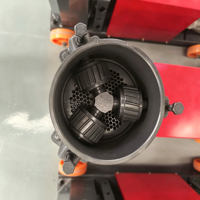 Machine à granulés d'aliments pour animaux Diesel 15HP, production 300kg/h, démarrage électrique pour élevages de poulets, canards et lapins