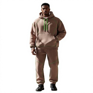 Sudadera con Capucha Extra Grande para Hombre, Cuello Redondo, Tejido Sólido, Informal, para Invierno, con Logotipo Personalizado - Product Image 1