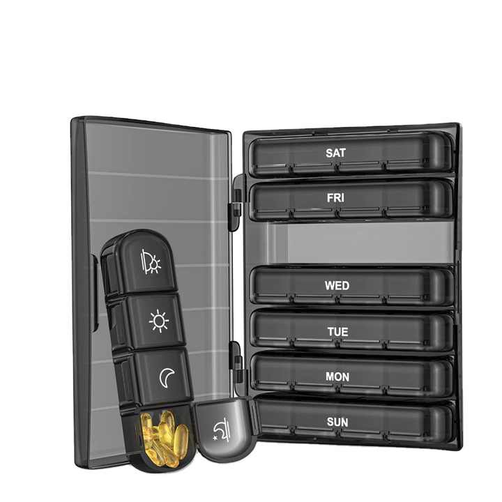 New Extra Large Weekly Pill Organizer 4 Times A Day Winlike Portable New extra large weekly pill organizer 4 times a day winlike portable