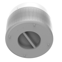 JNUO Purificateur d'air portable Mini surveillance de la qualité de l'air Purificateur d'air de bureau Libération du filtre Hepa Mini Purificateur Ioniz de table pour la maison