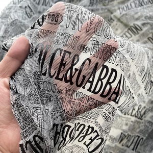 Tela de Chifón Ligera y Transparente con Logotipo de Marca de Moda, <span class=keywords><strong>100</strong></span>% Poliéster, para Prendas de Niñas - Product Image 5