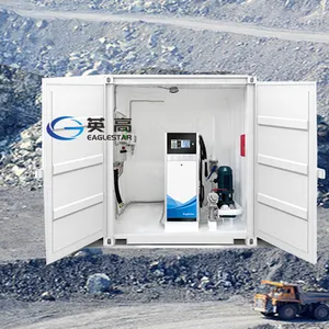 20ft 40ft Capacity Portable Fuel Station Portable Fuel Station Mobile Home Filling Station Container