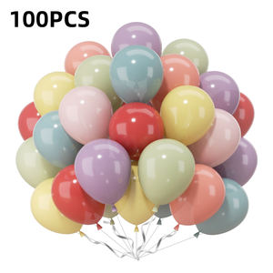 100 ballons en latex mat de 5 pouces, épais, écologiques, couleurs personnalisées pour les décorations de fête d'anniversaire et de Thanksgiving - Product Image 3
