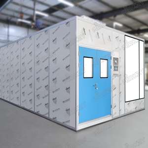 Salle blanche portable ISO 5 Panneau <span class=keywords><strong>sandwich</strong></span> de nettoyage de l'air Salle blanche modulaire en croissance de champignons - Product Image 1