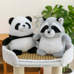 Venta caliente de fábrica de peluche pequeño Panda Animal juguetes lindo menor Panda peluches para niños regalo - Product Image 3