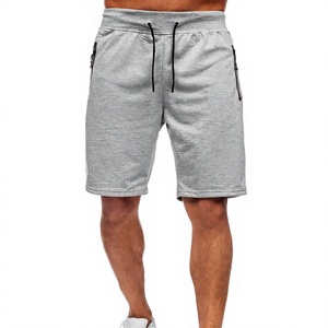 Shorts de sport décontractés pour hommes, style américain, tendance transfrontalière, taille élastique moyenne, grande taille, nouvelle collection été, shorts tricotés cinq-quarts - Product Image 1