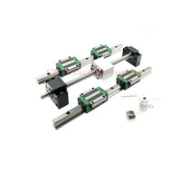 Rails de guidage linéaires CNC VENSTPOW HGR20/SFU1605 avec vis à billes, composants essentiels, longueur personnalisable pour l'usinage CNC