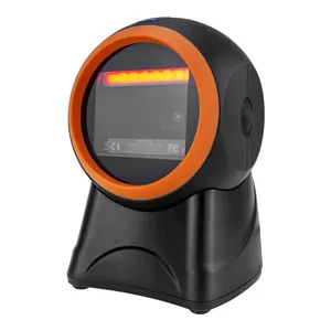 Handsfree Omni-Directional 2D Bar Code Scanner Reader Payment 2D Desktop Barcode Scanner with USB