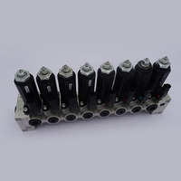 Grupo de Válvulas Solenoides SK200-8, Válvula Solenoide Rotativa, Bloqueo de Bomba Hidráulica, Válvula Electromagnética, Accesorios para Excavadora