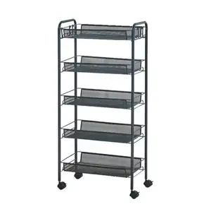 Trolley Dining Metal Carts Towel Rack &Amp Car Folding With Equipment Food For Home Handy 3 Tier Rolling Bar Hand Kitchen Cart