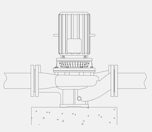 GLC è una <span class=keywords><strong>pompa</strong></span> di conduttura facile da mantenere per acqua calda, <span class=keywords><strong>pompa</strong></span> verticale monostadio per <span class=keywords><strong>pompa</strong></span> dell'acqua <span class=keywords><strong>Lowara</strong></span> - Product Image 4