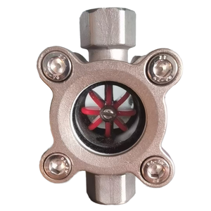 Mirilla tubular de alta temperatura con ventana simple o doble y brida, OEM, para indicador de flujo de gas, aire, agua y aceite, personalizada - Product Image 1