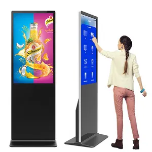 Advertising digital signage Android 32 43 50 55 65 inch touch screen monitors billboard touch screen information kiosk