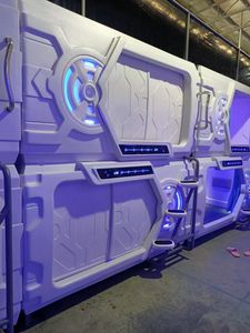 Venta al por mayor de muebles de <span class=keywords><strong>hostal</strong></span>, cama cápsula espacial, ABS, litera de hotel, <span class=keywords><strong>aeropuerto</strong></span>, cápsula para dormir - Product Image 4