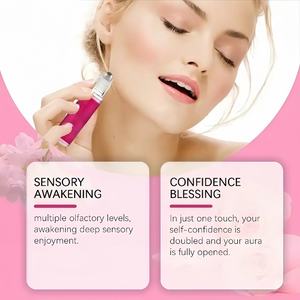 Mruis 10ml Pink Rose <strong>Ball</strong> Women's Elegant Perfume Roll-on Bottle Long-Lasting <strong>Addictive</strong> Personal Oil - Product Image 6