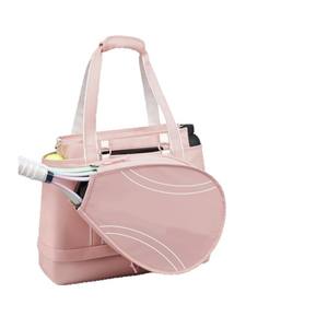 Sac de raquette Peak rose, imperméable, pour sports de plein air, sac de tennis multifonctionnel, sac à dos léger à porter à la main - Product Image 1